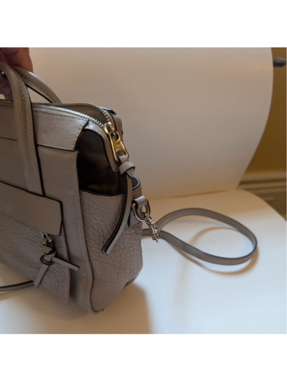 Coach BLEECKER LEATHER MINI RILEY CARRYALL J1393-27923 in VGUC - Picture 10 of 13